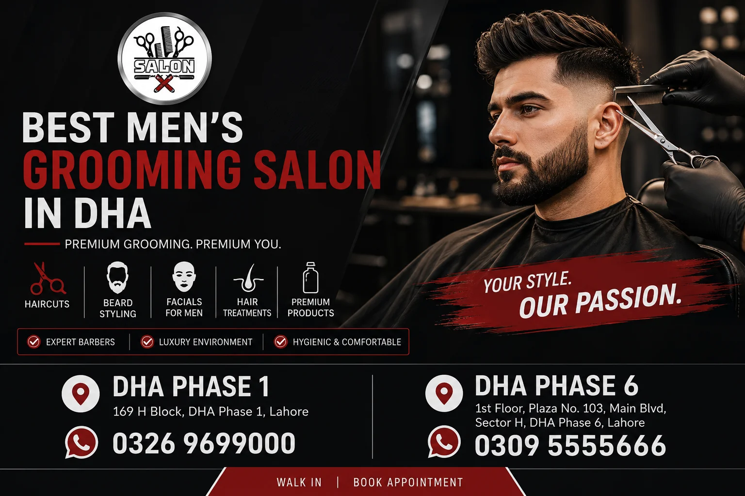 Best Men's Grooming Salon in DHA