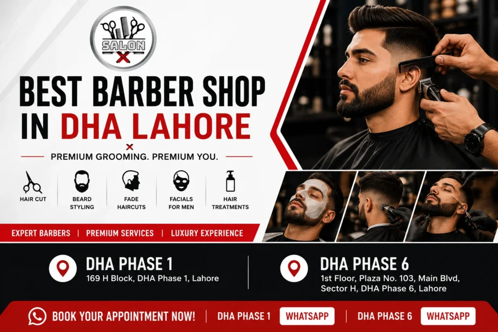 best barber shop in dha