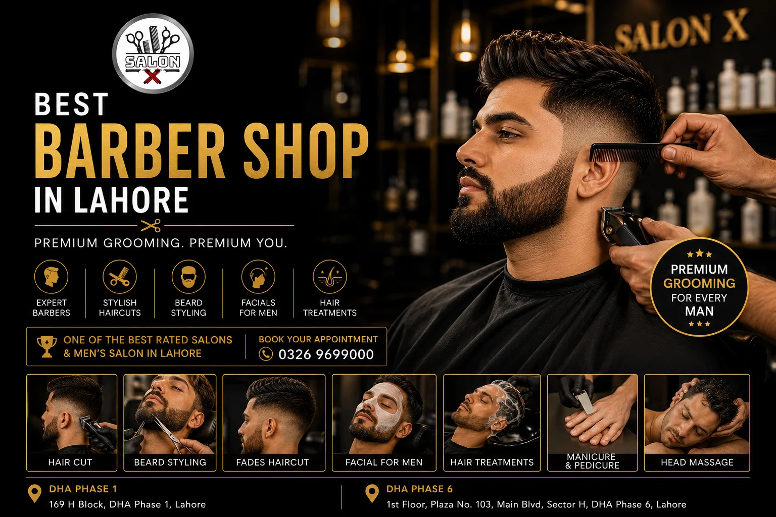 best barber shop in lahore