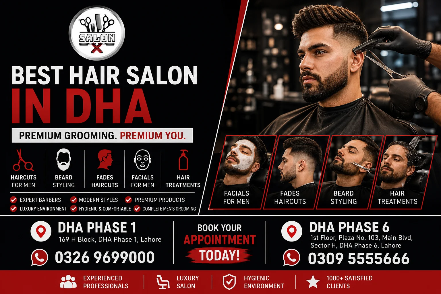 best hair salon in dha
