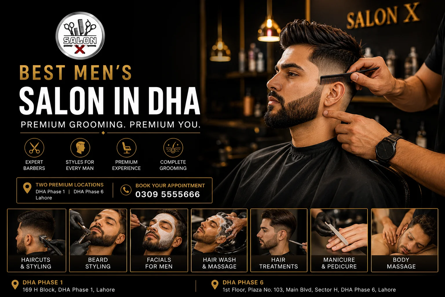 best mens salon in dha